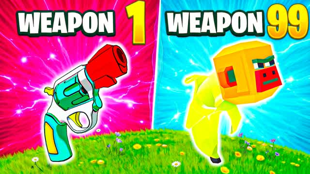 👑 POLITANO GUN GAME 🔫 ONE SHOT — Fortnite Creative map cover art