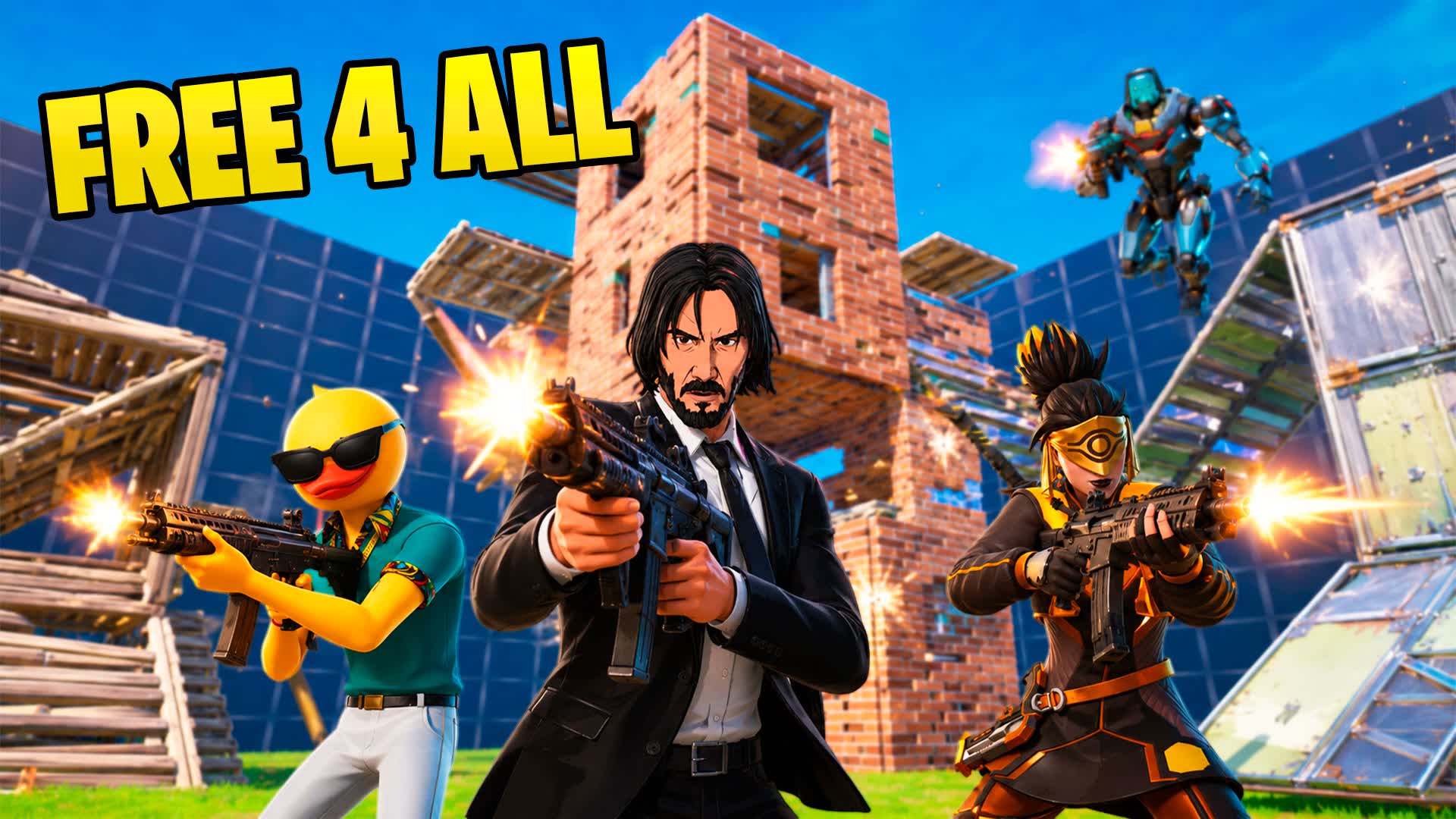 ⭐ ULTRA 1V1 ⭐ FREE FOR ALL — Fortnite Creative map