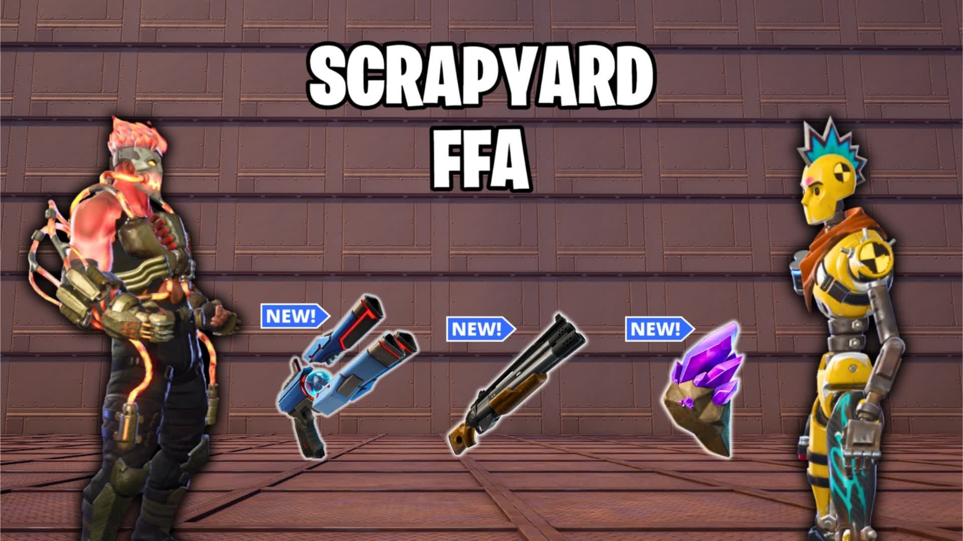 Scrapyard FFA — Fortnite Creative map