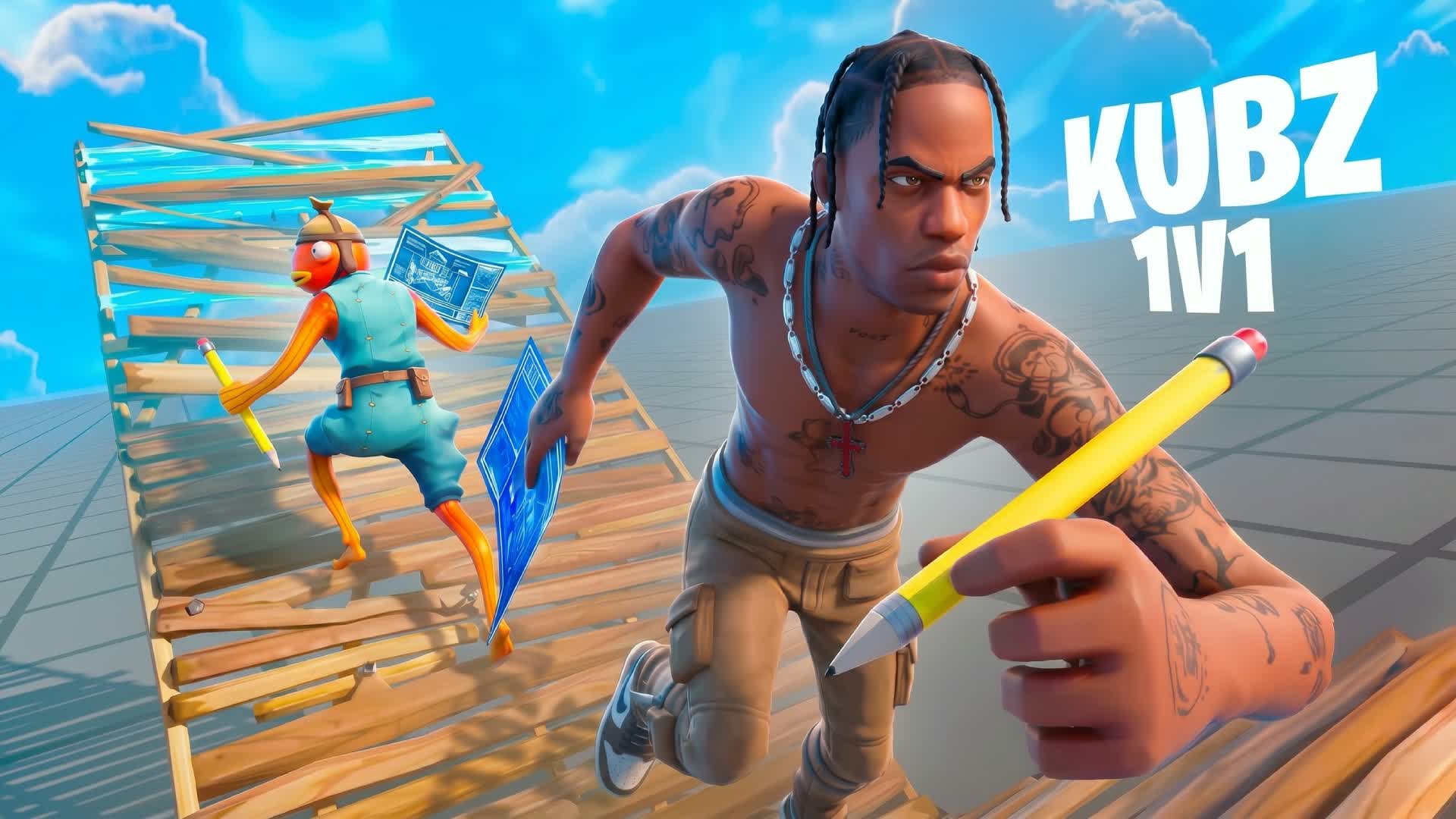 1V1 BUILD FIGHTS [KUBZ] — Fortnite Creative map