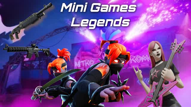 Mini Games Legends — Fortnite Creative map cover art