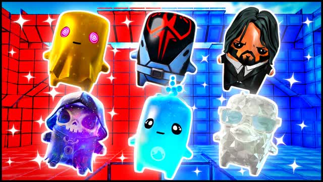 BLUE VS RED TURBO WARD 🔵🔴 — Fortnite Creative map