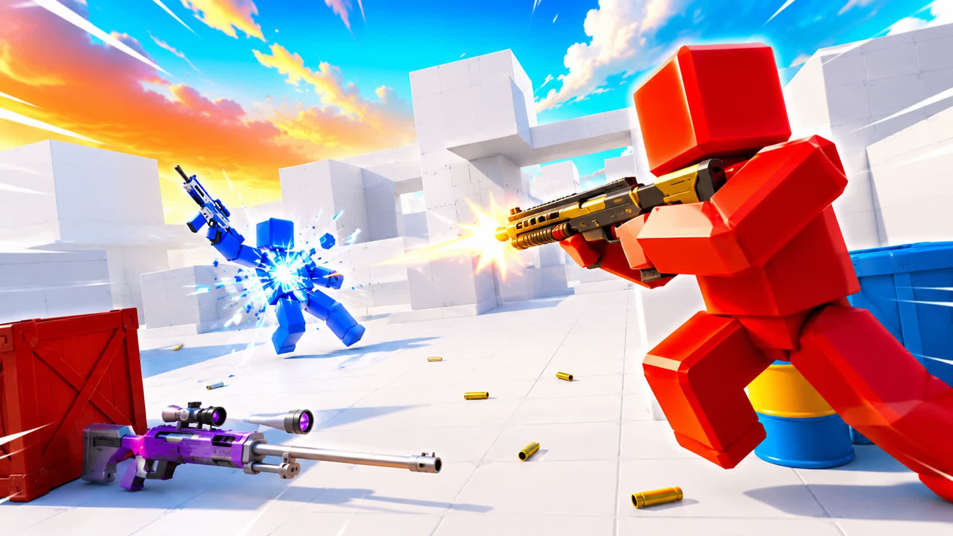 RED VS BLUE 🔴🔵PAME — Fortnite Creative map