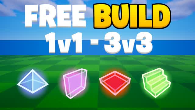 FREE BUILD 1v1 3v3 — Fortnite Creative map