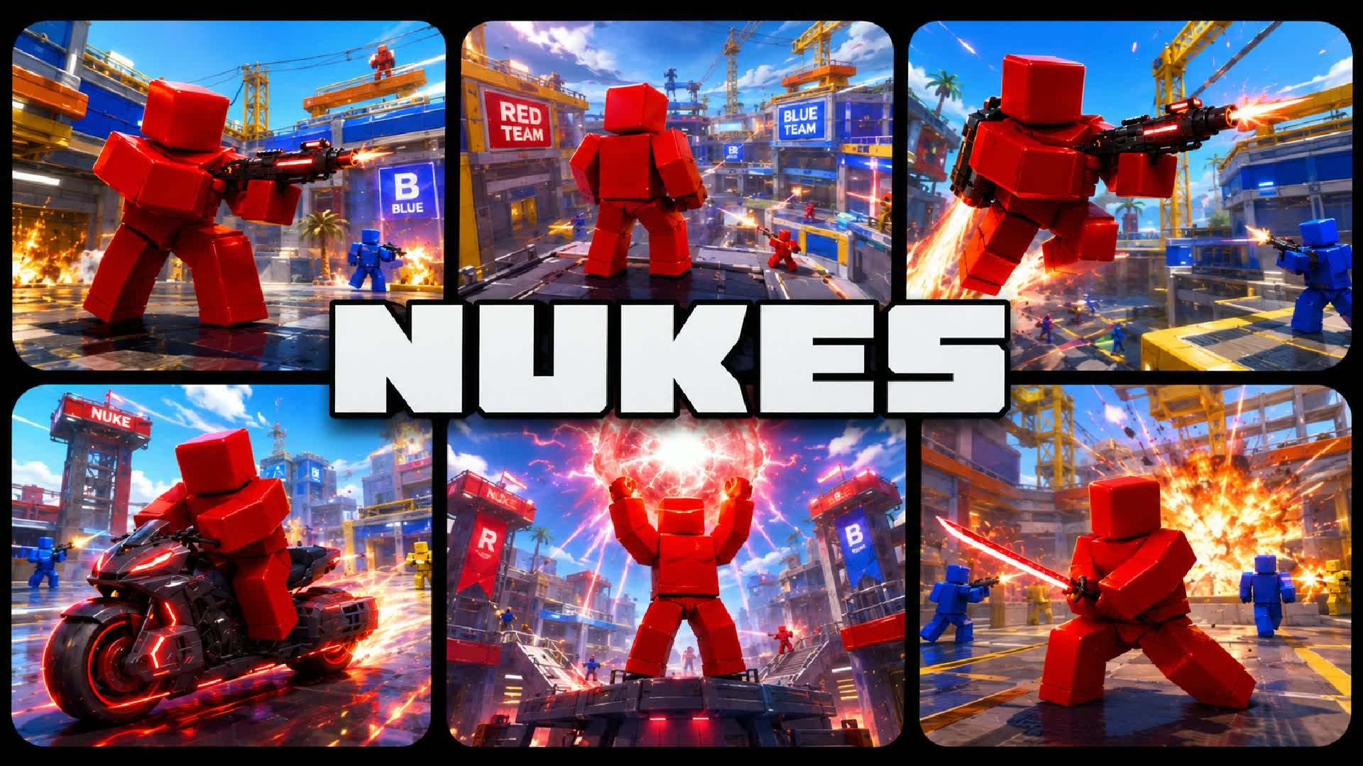 🚀 NUKES 🚀[ RVB RED VS BLUE RIVALS ] — Fortnite Creative map