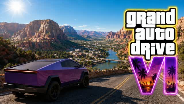 ⭐GDA 6 GRAND AUTO DRIVE 6⭐MIAMI CARS ⭐ — Fortnite Creative map cover art