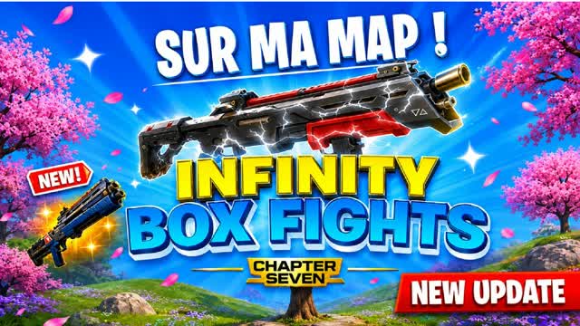INFINITY BOX FIGHTS — Fortnite Creative map cover art