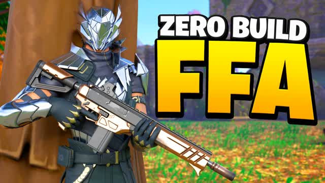 Free-For-All Zero Build — Fortnite Creative map cover art