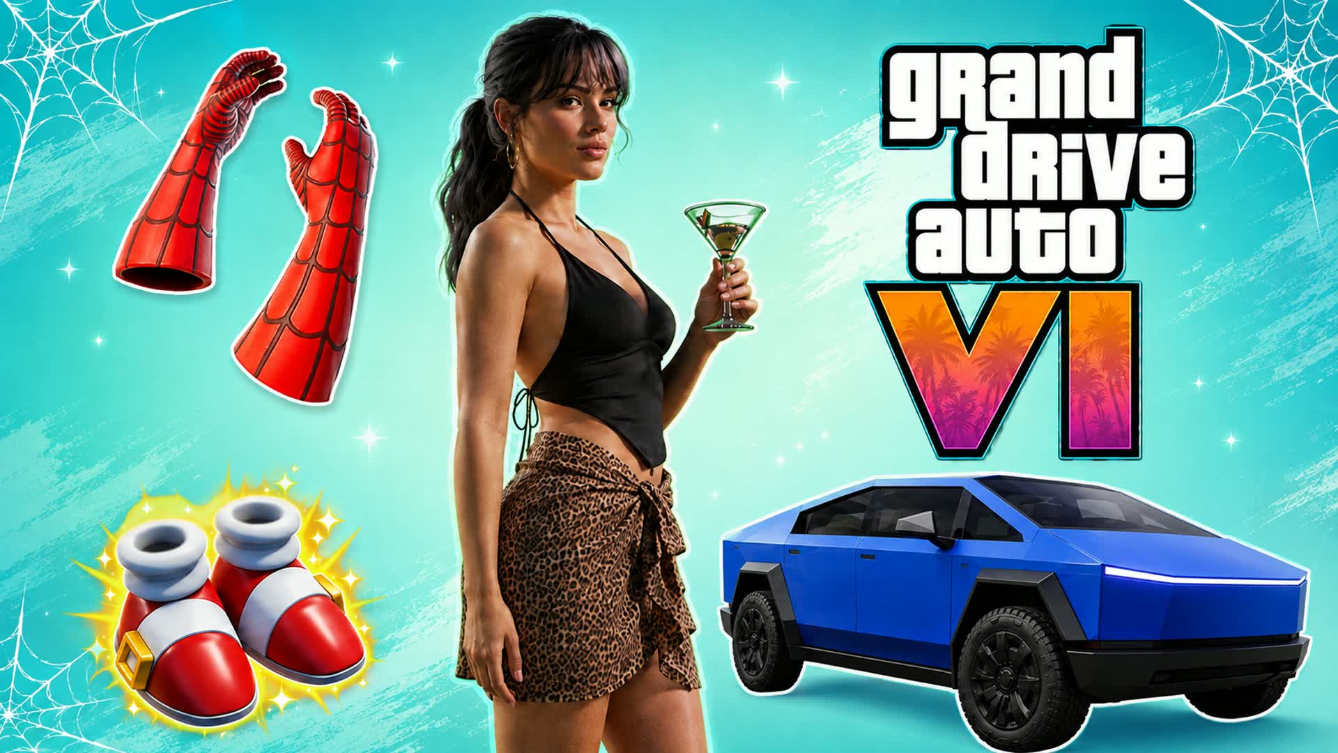 ^^^SPIDER W GRAND DRIVE AUTO VI 6^^^ — Fortnite Creative map