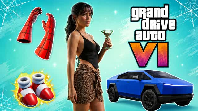 ^^^SPIDER W GRAND DRIVE AUTO VI 6^^^ — Fortnite Creative map cover art