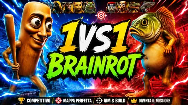 BRAINROT 1V1 — Fortnite Creative map