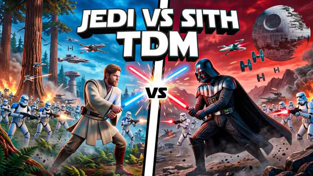 JEDI VS SITH TDM [STAR WARS] — Fortnite Creative map