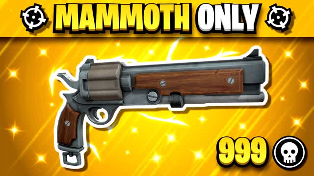 Crazy Mammoth One Shot 🎯 — Fortnite Creative map cover art