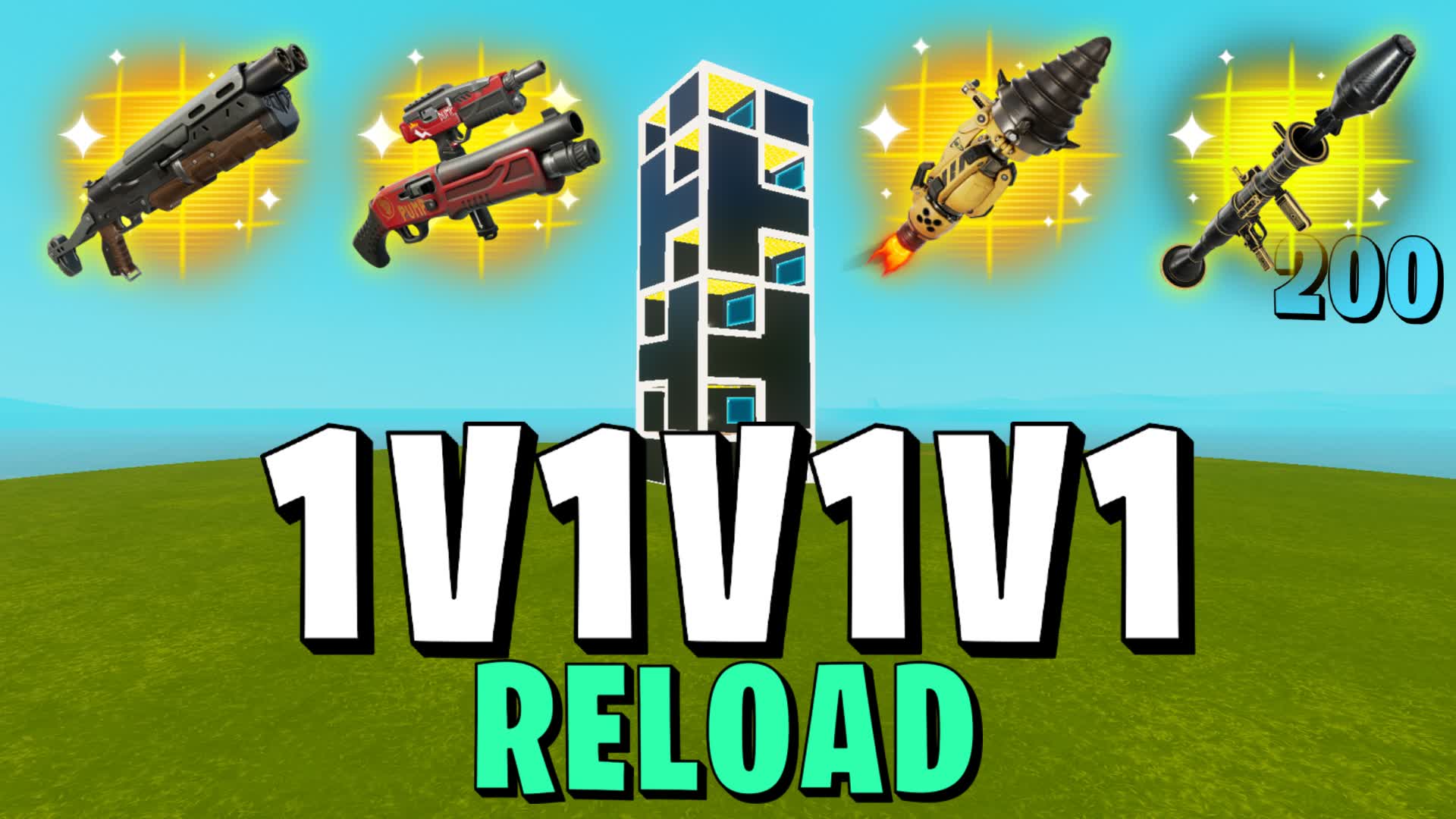 1v1v1 ZONE WARS RELOAD — Fortnite Creative map