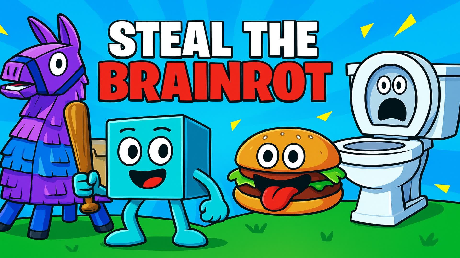 Steal the Brainrot Squid version — Fortnite Creative map