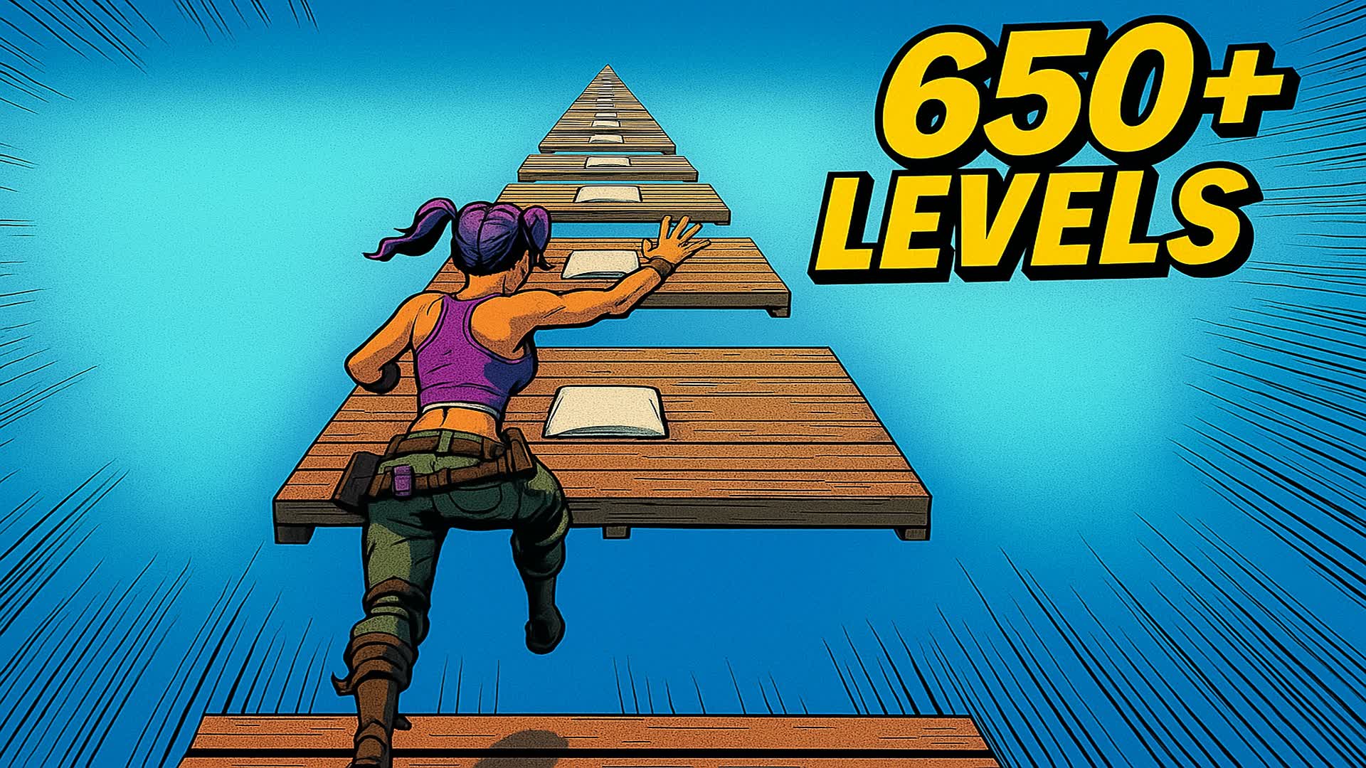 650+ OBBY PARKOUR⭐ — Fortnite Creative map
