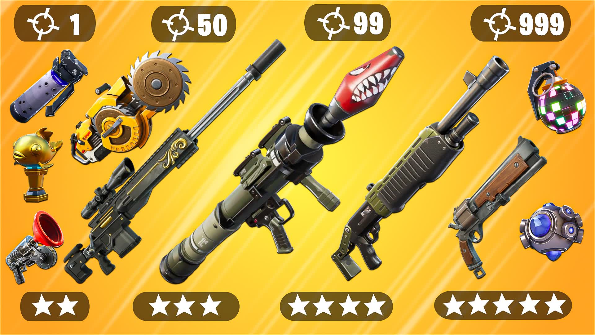 🎯 Clean Free For All 🔫 — Fortnite Creative map