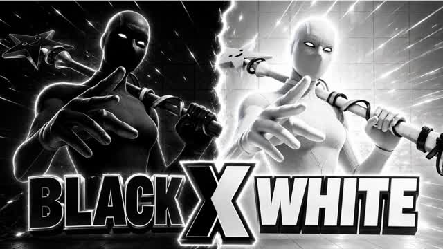 💥🔫teams - ⚫black vs. white⚪ — Fortnite Creative map