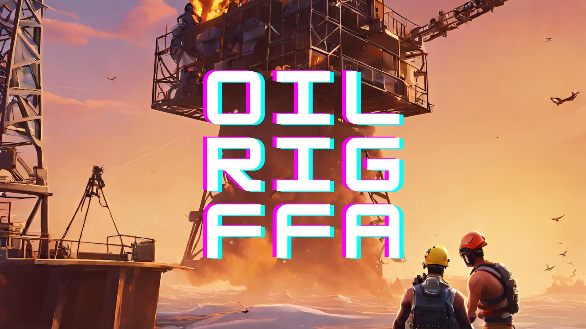 Oil Rig FFA — Fortnite Creative map