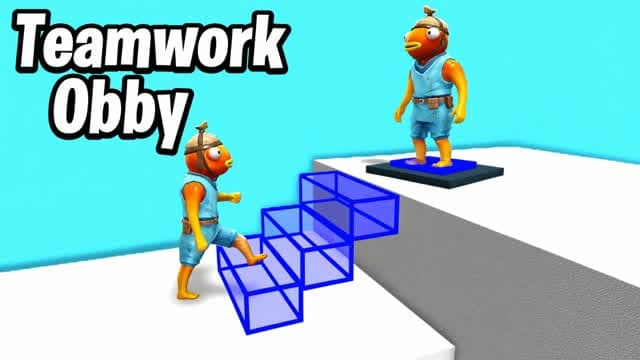 Teamwork Obby Tower — Fortnite Creative map