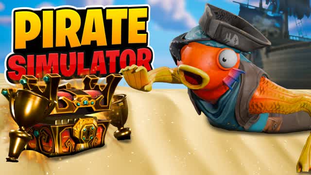Pirate Simulator 🏴‍☠️ — Fortnite Creative map cover art