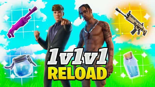 1V1 PVP FUN — Fortnite Creative map