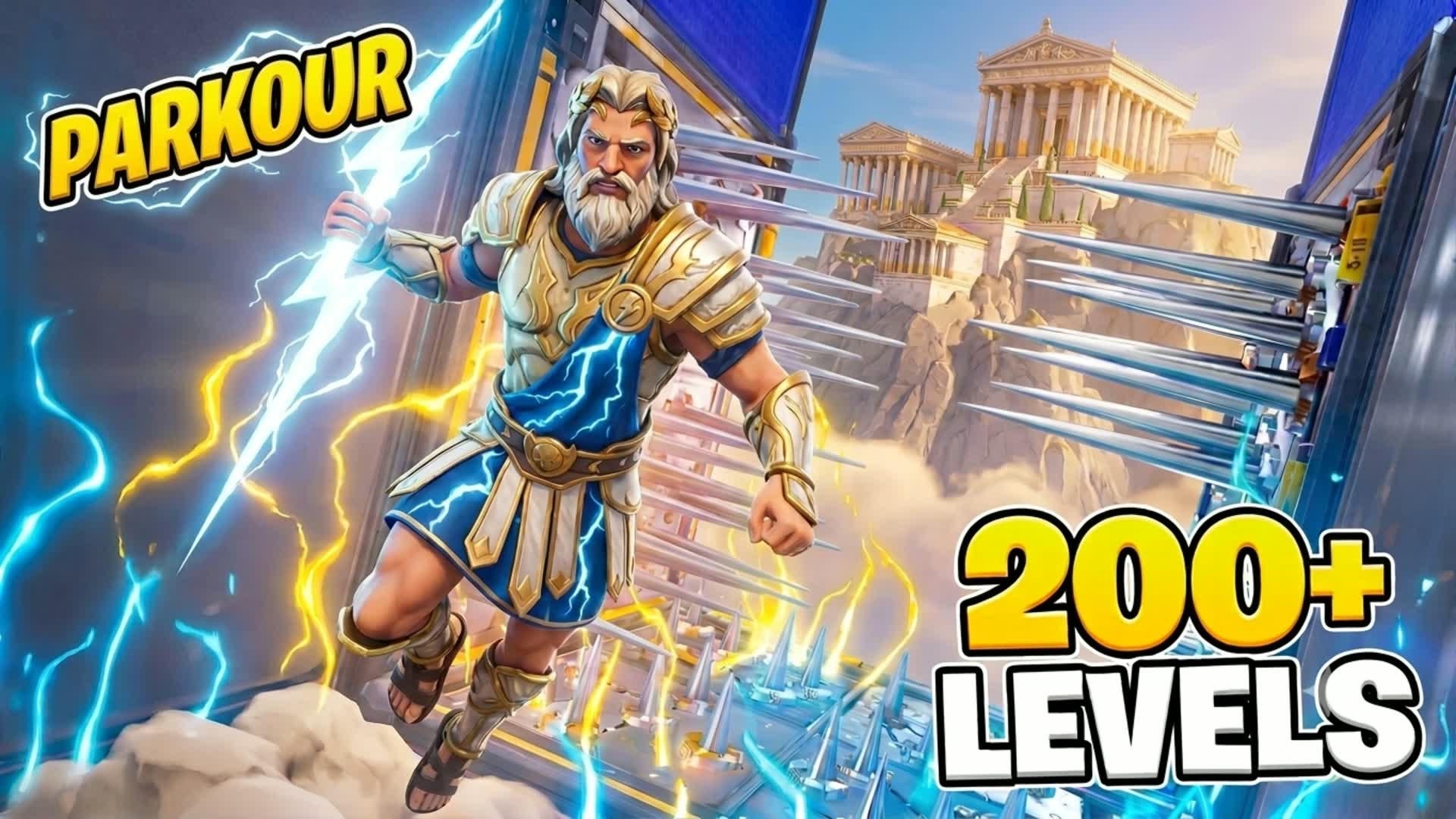 🏛️ GODS OF PARKOUR 🏛️ — Fortnite Creative map