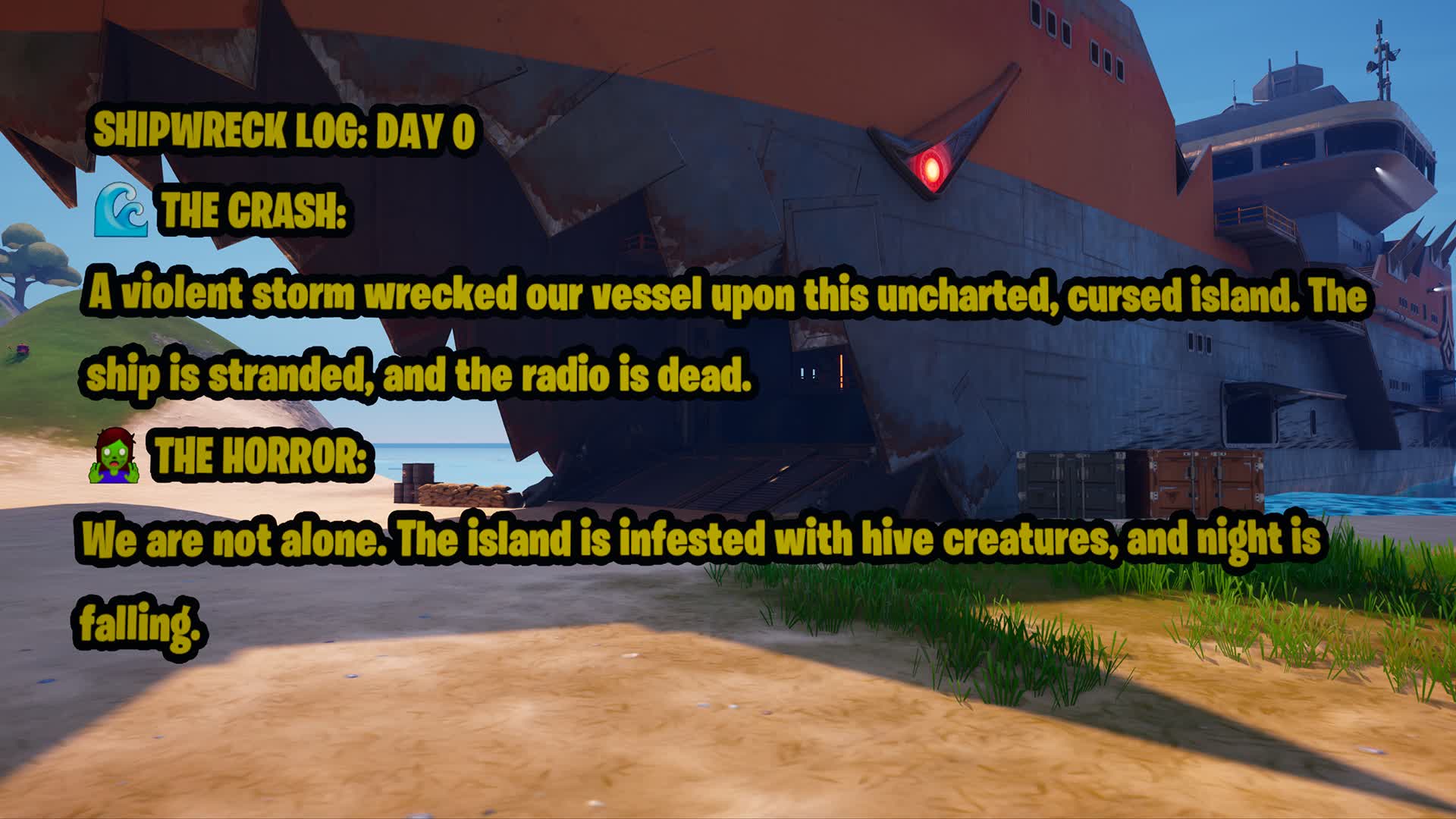⚓ SHIPWRECK SURVIVAL [PVE] 🧟 — Fortnite Creative map