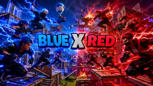BLUE X RED WITHOUT LIMITS — Fortnite Creative map