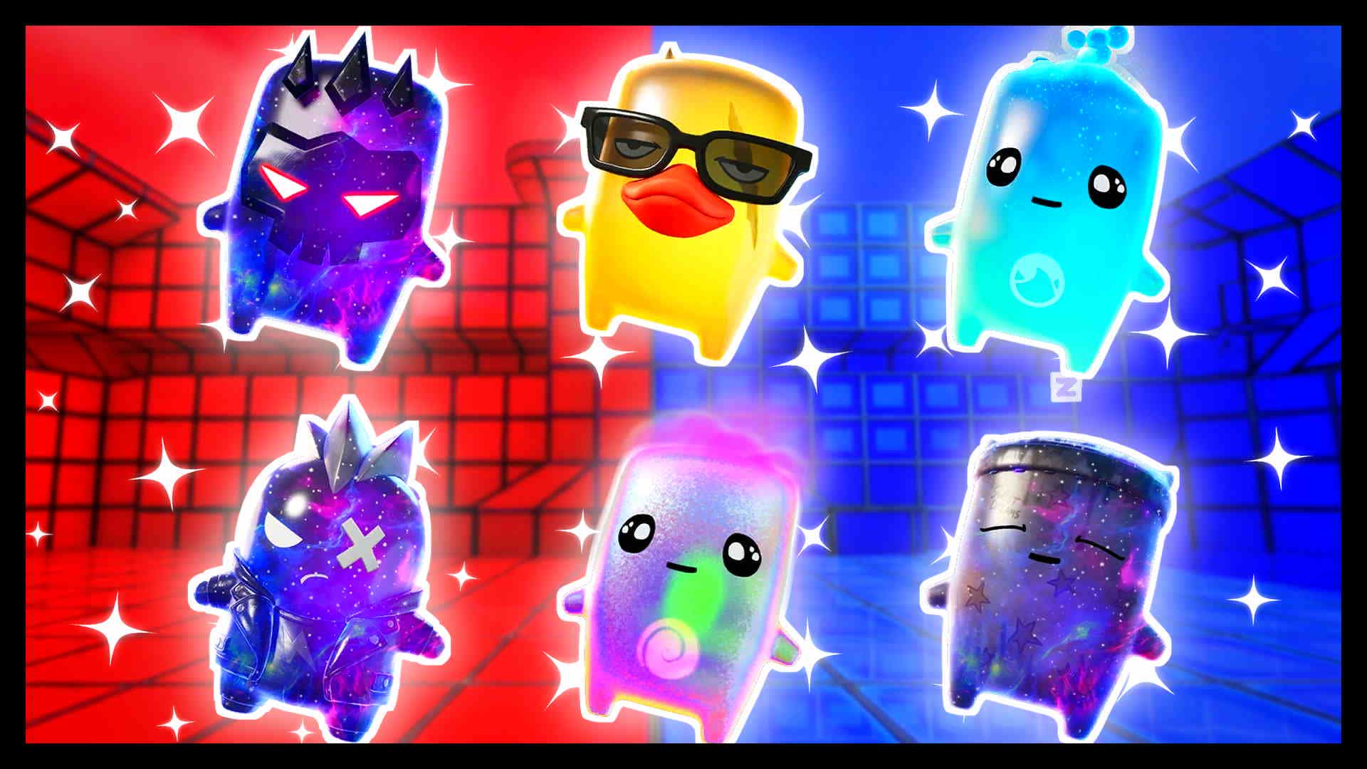 TARGET TRACK RED VS BLUE 🔴🔵 — Fortnite Creative map