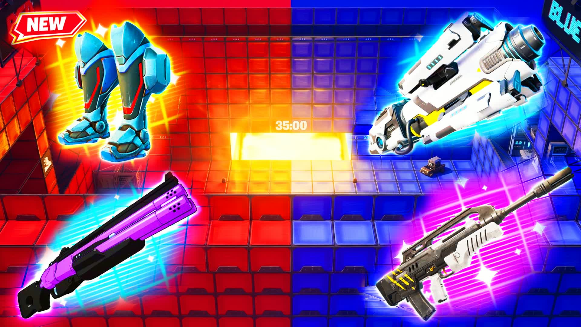 CRAZY RVB🔴🔵 — Fortnite Creative map