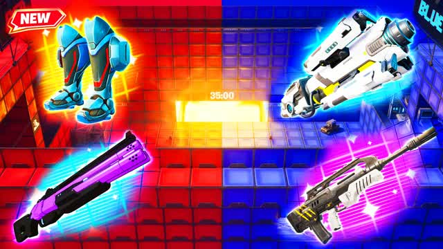 CRAZY RVB🔴🔵 — Fortnite Creative map