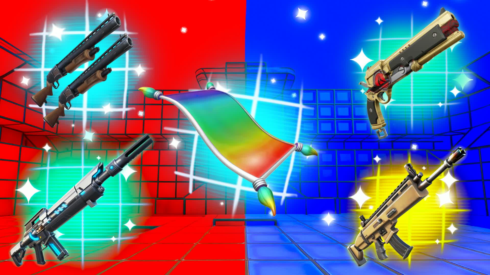 BIG RED VS BLUE 67 🔴🔵 BLUC1 — Fortnite Creative map