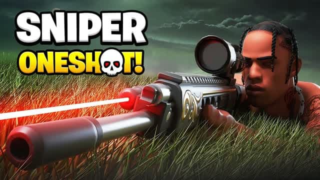 SWEATY SNIPERS - ONE SHOT — Fortnite Creative map cover art
