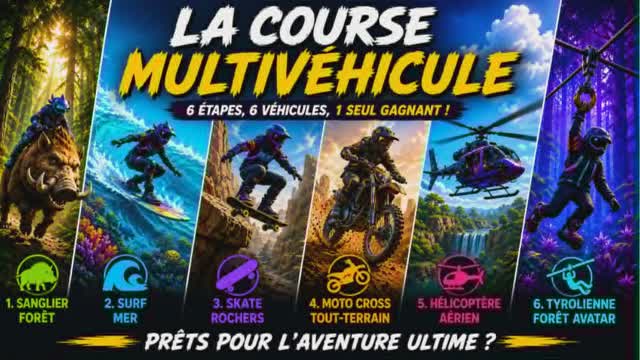 L'aventure des 1000 Transports — Fortnite Creative map