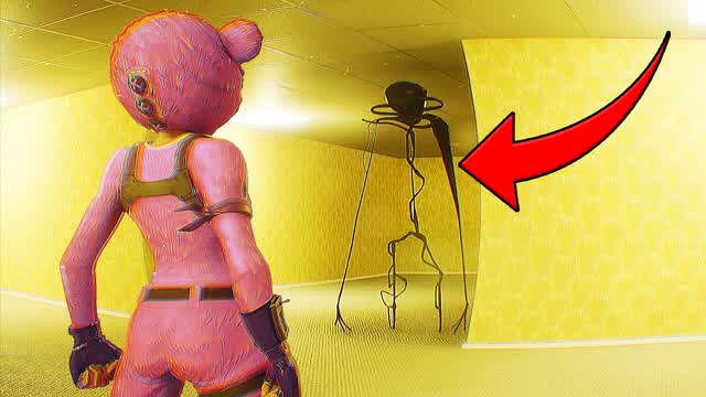 BACKROOMS: FOUND FOOTAGE [HORROR] — Fortnite Creative map cover art
