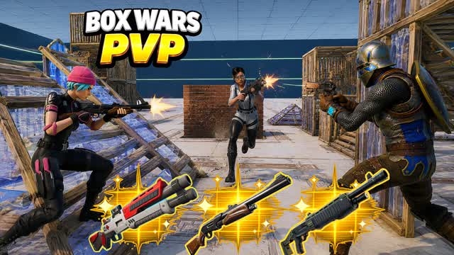 BOX WARS PVP — Fortnite Creative map cover art