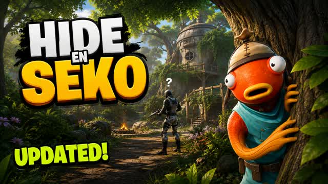 HIDE EN SEKO SANCTUARY (100 PLAYERS) — Fortnite Creative map