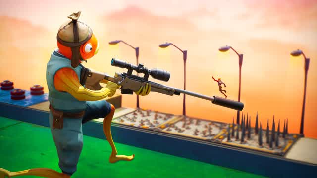Snipers VS Runners — Fortnite Creative map