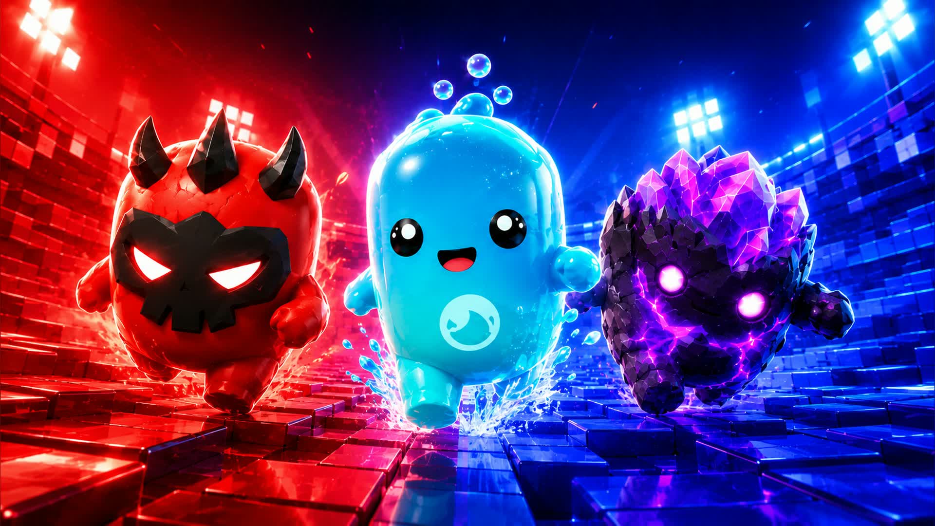 RED VS BLUE THUNDER CLASH 🔴🔵 — Fortnite Creative map