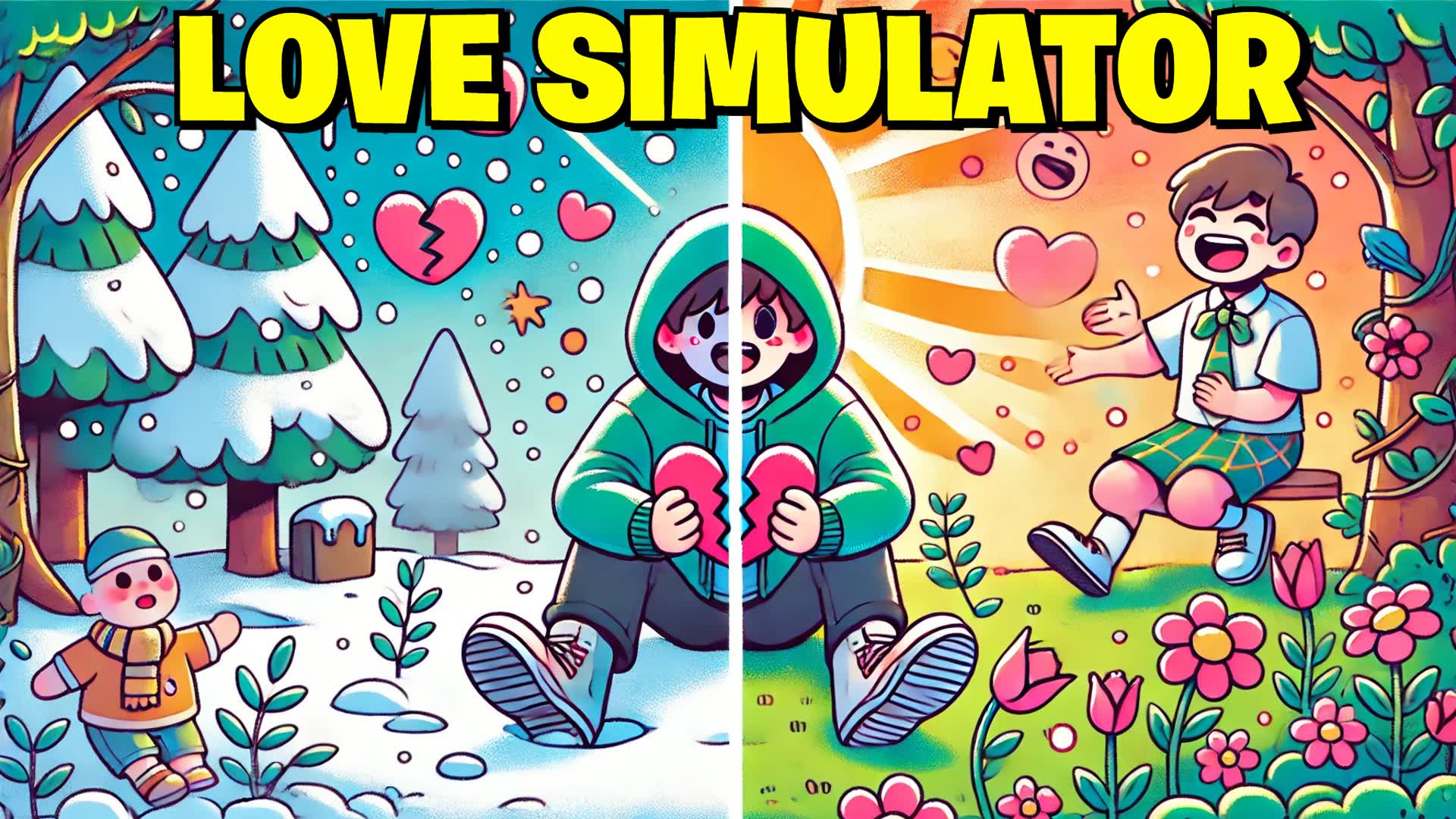 LOVE SIMULATOR ❤️ — Fortnite Creative map