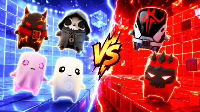 🔴🔵 RED VS BLUE 🔴🔵 MESSI! — Fortnite Creative map cover art