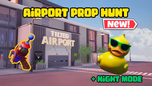 PROP HUNT airport ✈️🔫 — Fortnite Creative map cover art