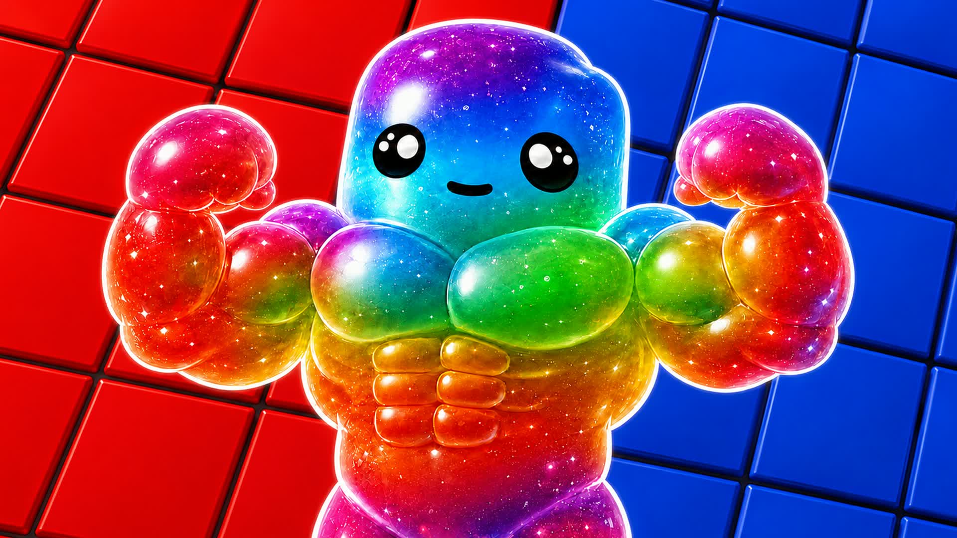 RED VS BLUE JELLY 🔴🔵 — Fortnite Creative map
