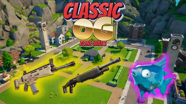 CLASSIC OG ZONE WARS [NAMES ON] — Fortnite Creative map cover art