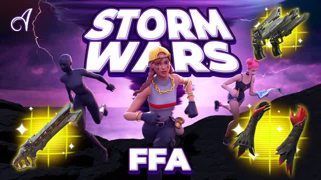 Storm Wars - FREE FOR ALL 🌪️⚡ — Fortnite Creative map