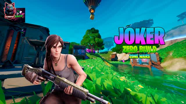 JOKER ZERO BUILD ZONE WARS 50 PLAYERS — Fortnite Creative map