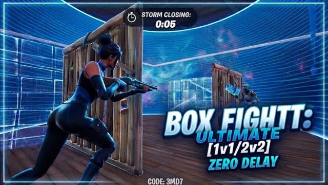 BOX FIGHT 3MD7 V2 — Fortnite Creative map cover art