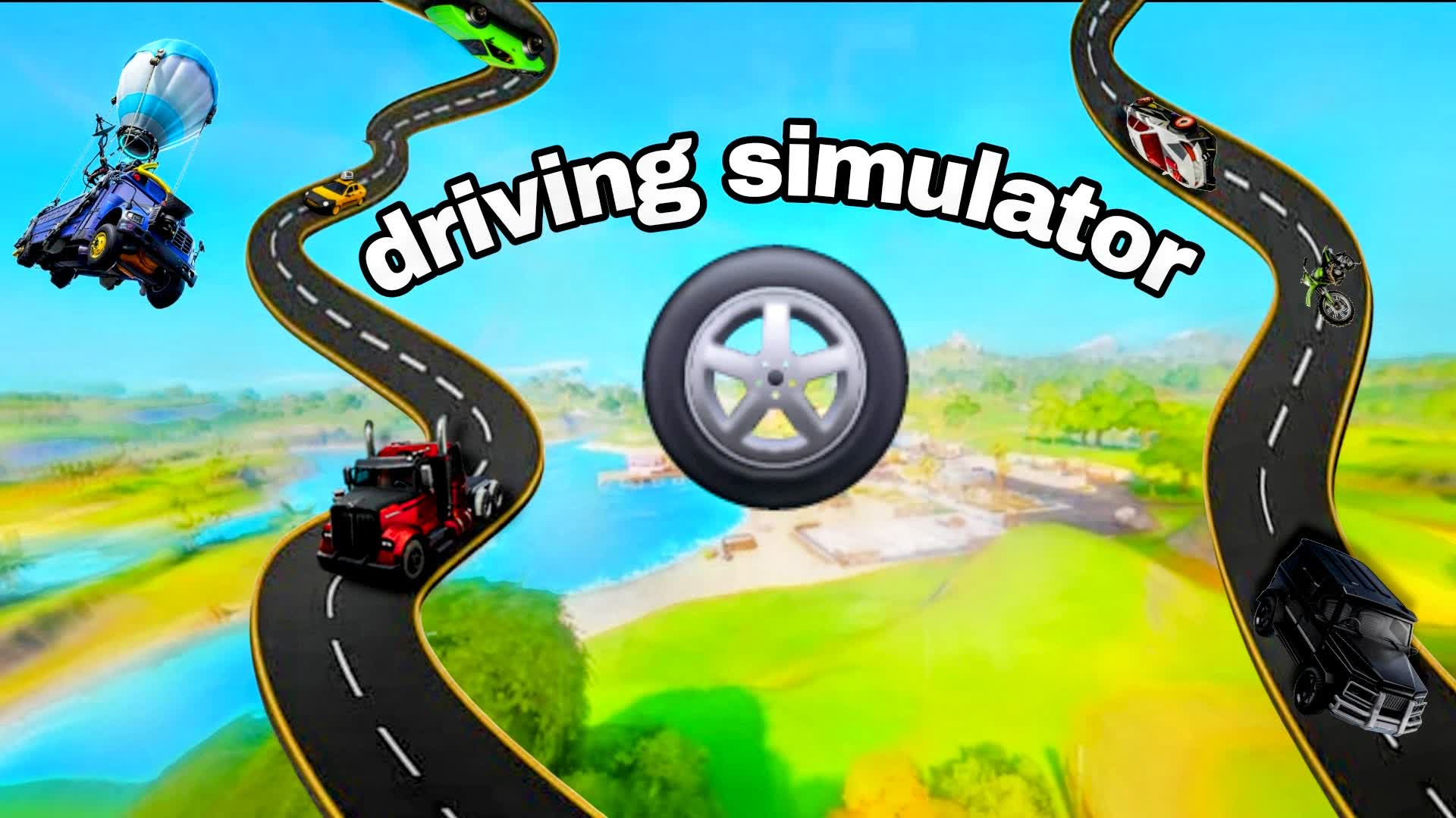 UP Driving Simulator — Fortnite Creative map