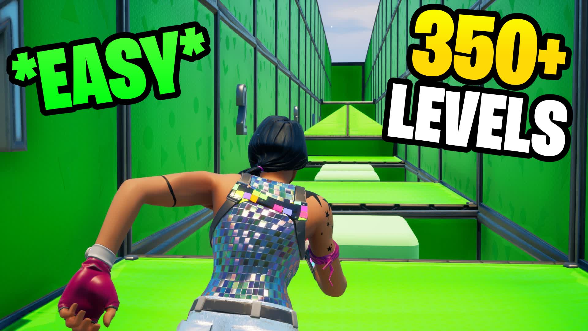 ⭐ Default Parkour 350+ Levels ⭐ — Fortnite Creative map